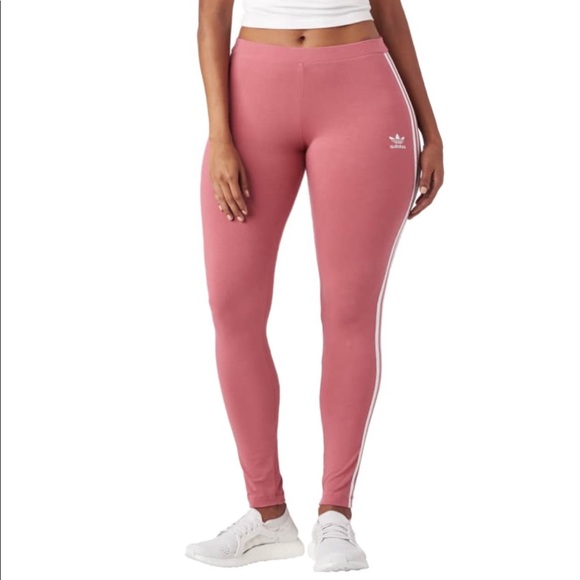 Brand New Adidas Three Stripe Leggings - Picture 2 of 9